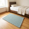 Small square towel mat, bathroom floor mat, toilet door absorbent and anti-slip foot mat, bedroom bedside carpet Specification image